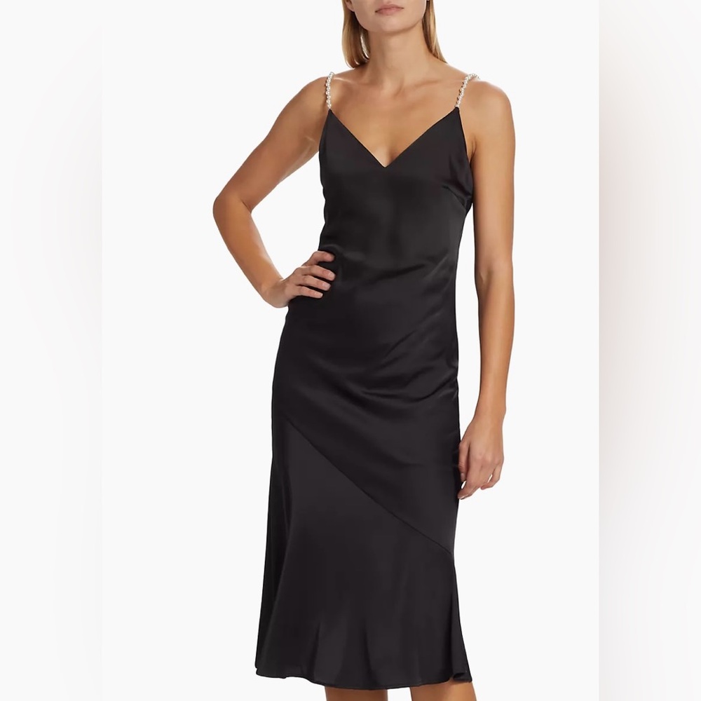 Generation Love Anastasia Imitation-Pearl Strap Midi-Dress new size medium